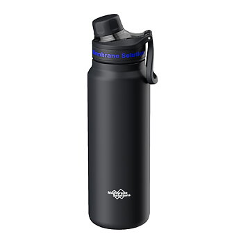 Membrane Solutions Wasserfilterflasche Stahl | Wasserfilter | Wasserflasche