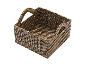 Pillivuyt Korg kvadrat 18 x 18 x 9,5 cm Ljus/Mörk brun