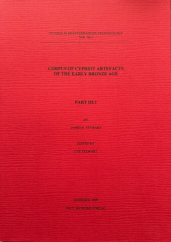 Corpus of Cypriot Artefacts of the Early Bronze Age.