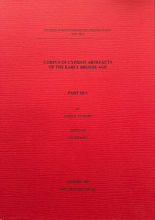 Corpus of Cypriot Artefacts of the Early Bronze Age.