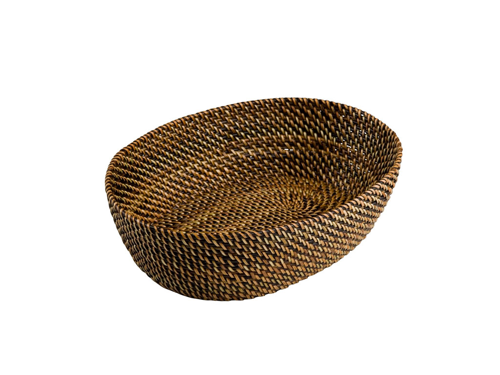 Pillivuyt Brödkorg oval 24,5 x 18 cm Ljus/Mörk brun