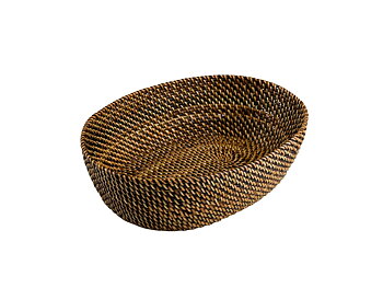 Pillivuyt Brödkorg oval 24,5 x 18 cm Ljus/Mörk brun