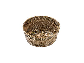 Pillivuyt Brödkorg rund Dia 15 x 6 cm Ljus/Mörk brun