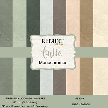 Paperpack Reprint - Cutie  Monochromes -  12x12