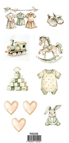 Stickers Reprint -Cutie Collection -  11x21 cm
