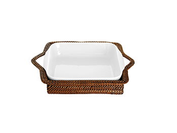 Pillivuyt Korg kvadrat 17 x 17 cm Ljus/Mörk brun