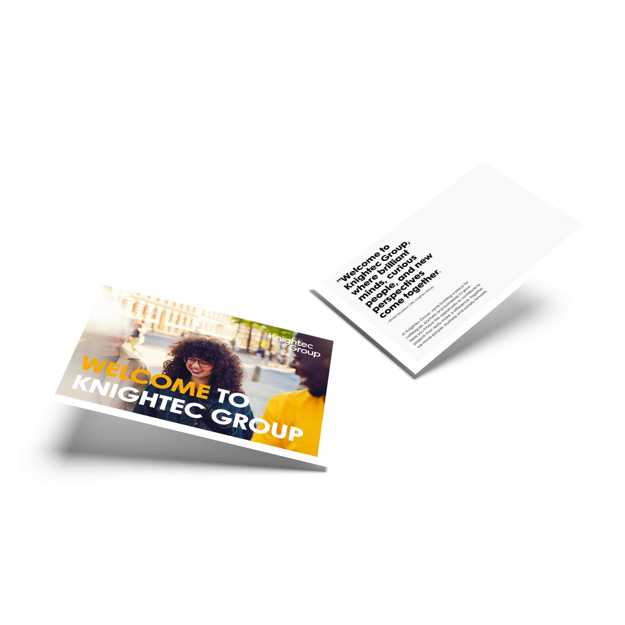 Welcome card 10-pack