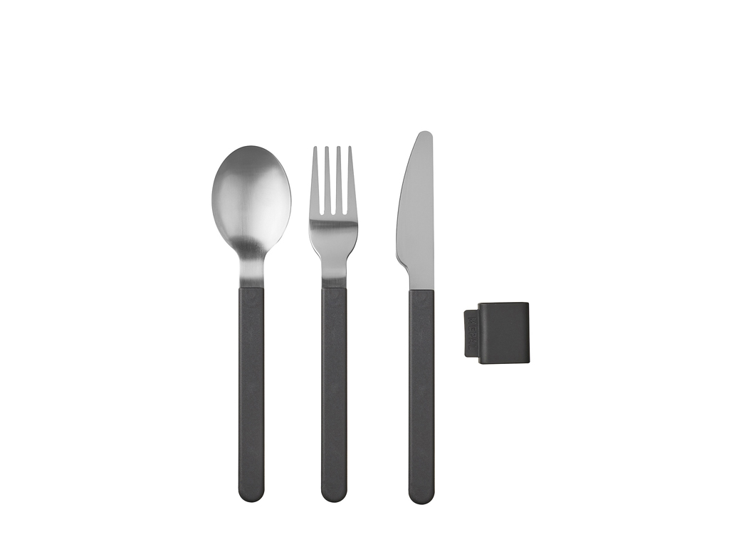Mepal Silueta Bestickset 3 delar Nordic black/svart