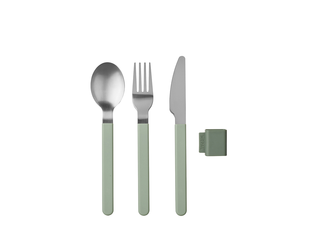 Mepal Silueta Bestickset 3 delar Nordic sage/grön