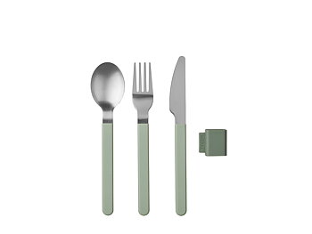 Mepal Silueta Bestickset 3 delar Nordic sage/grön