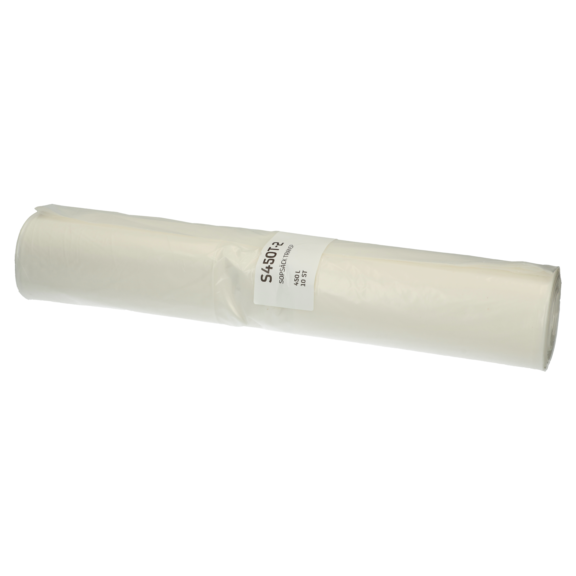 Sopsäck 450 L transparent 8rl x 10st /Krt