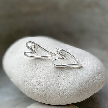 Örhängen – Hjärtan Sterling silver  HF33644