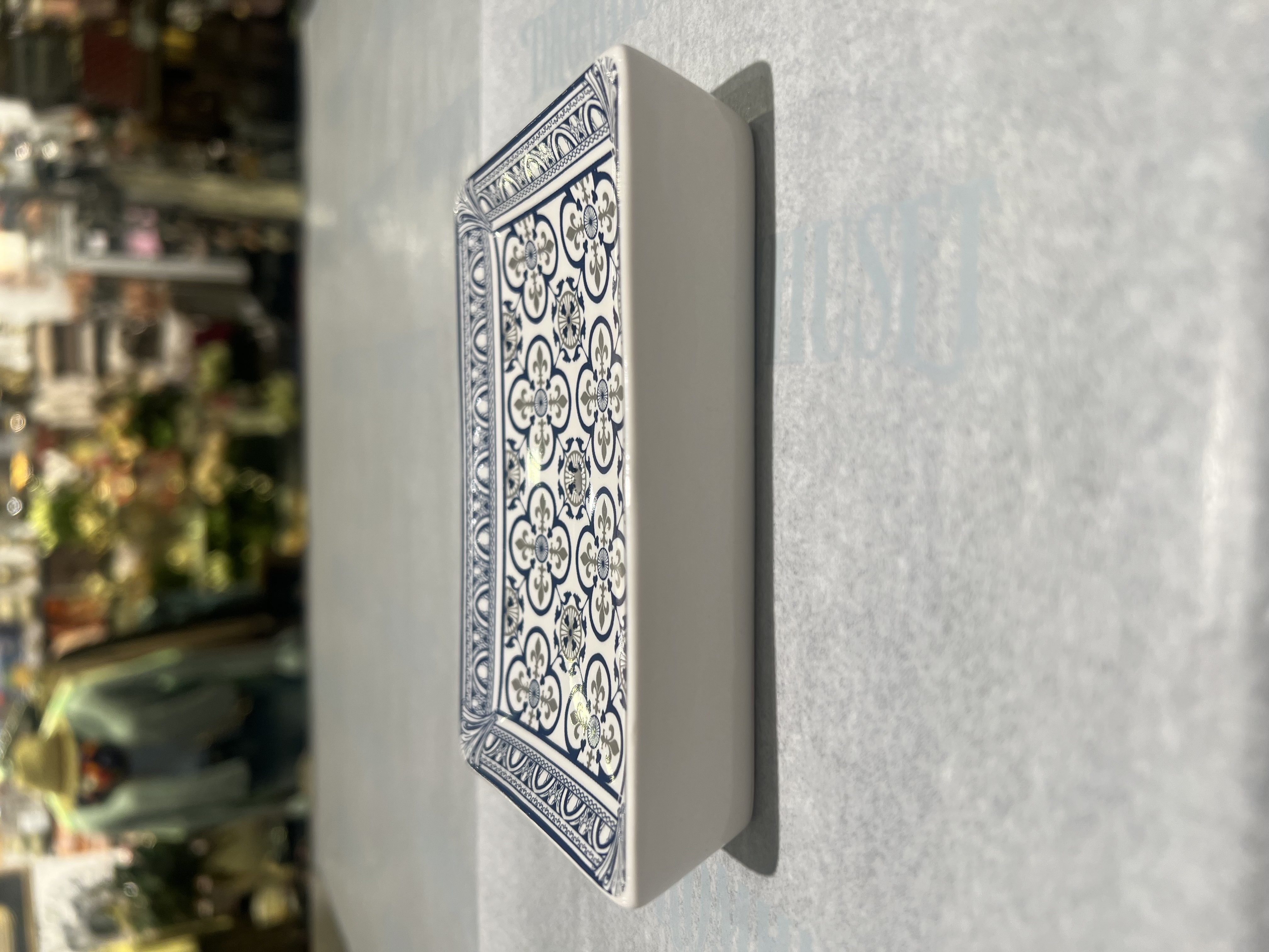Tvålfat  Provence / Mosaik Blå