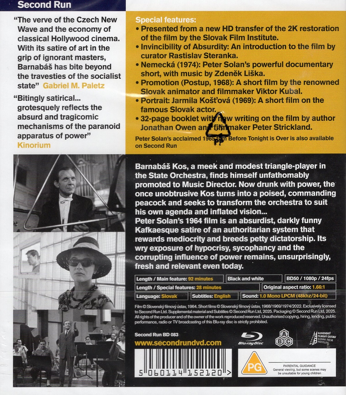 The Barnabas Kos Case (ej svensk text) (Blu-ray) - 2