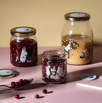 PACKAGE PRICE - Moomin Glass Jars 3-Pack
