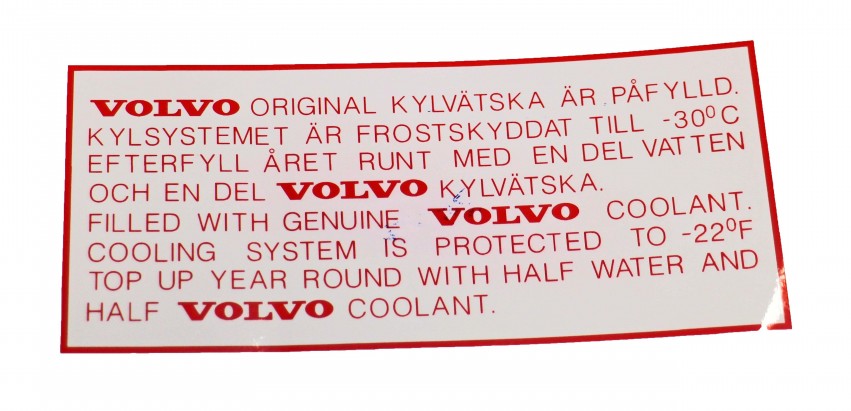 Dekal kylare B20 Amazon, P1800, 140