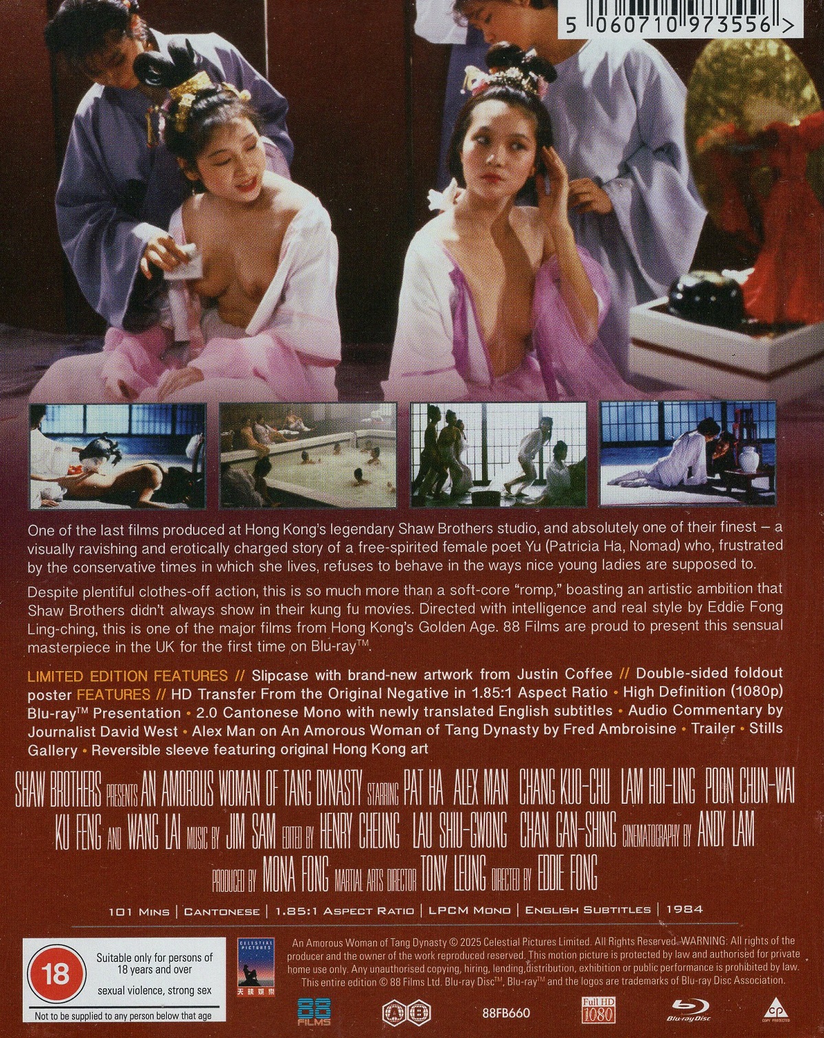 An Amorous Woman of Tang Dynasty (Limited Edition) (ej svensk text) (Blu-ray) - 2