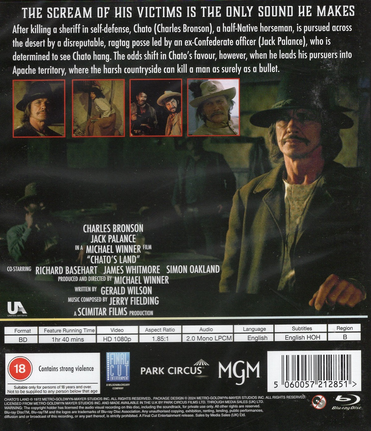 Chato's Land (ej svensk text) (Blu-ray) - 2