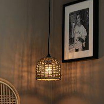 Cebu taklampa i naturmaterial 17 cm – PR Home.