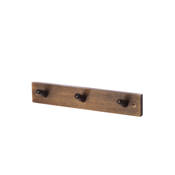 Ernst Knopplist - Hängare - Klädhängare - Brun - Trä - 30,5 cm - 2