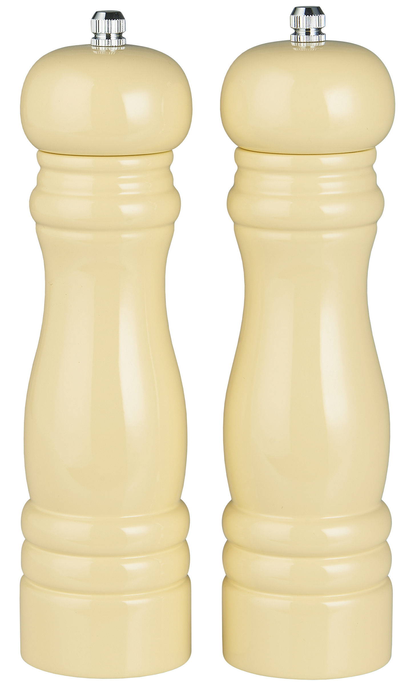 Salt & Pepper Mill - Light Yellow - 2-pack - Ø5.5 x 21.5 cm - 3