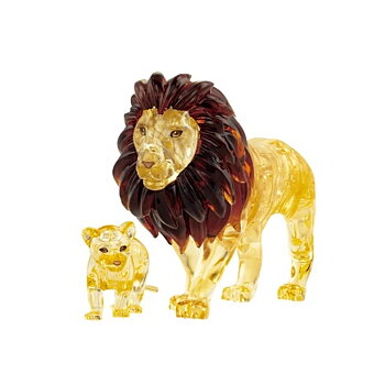 Crystal Puzzle Lejon & unge