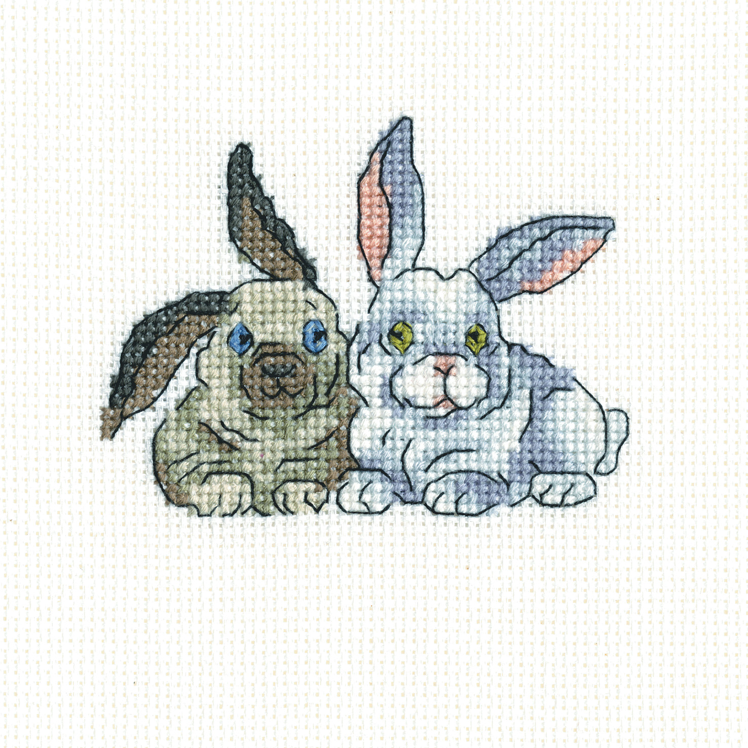 RTO Korsstygnskit 11x9 Brer Rabbits Aida 5,5