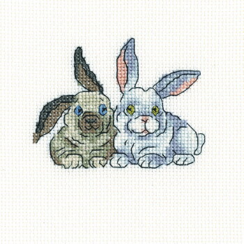 RTO Korsstygnskit 11x9 Brer Rabbits Aida 5,5