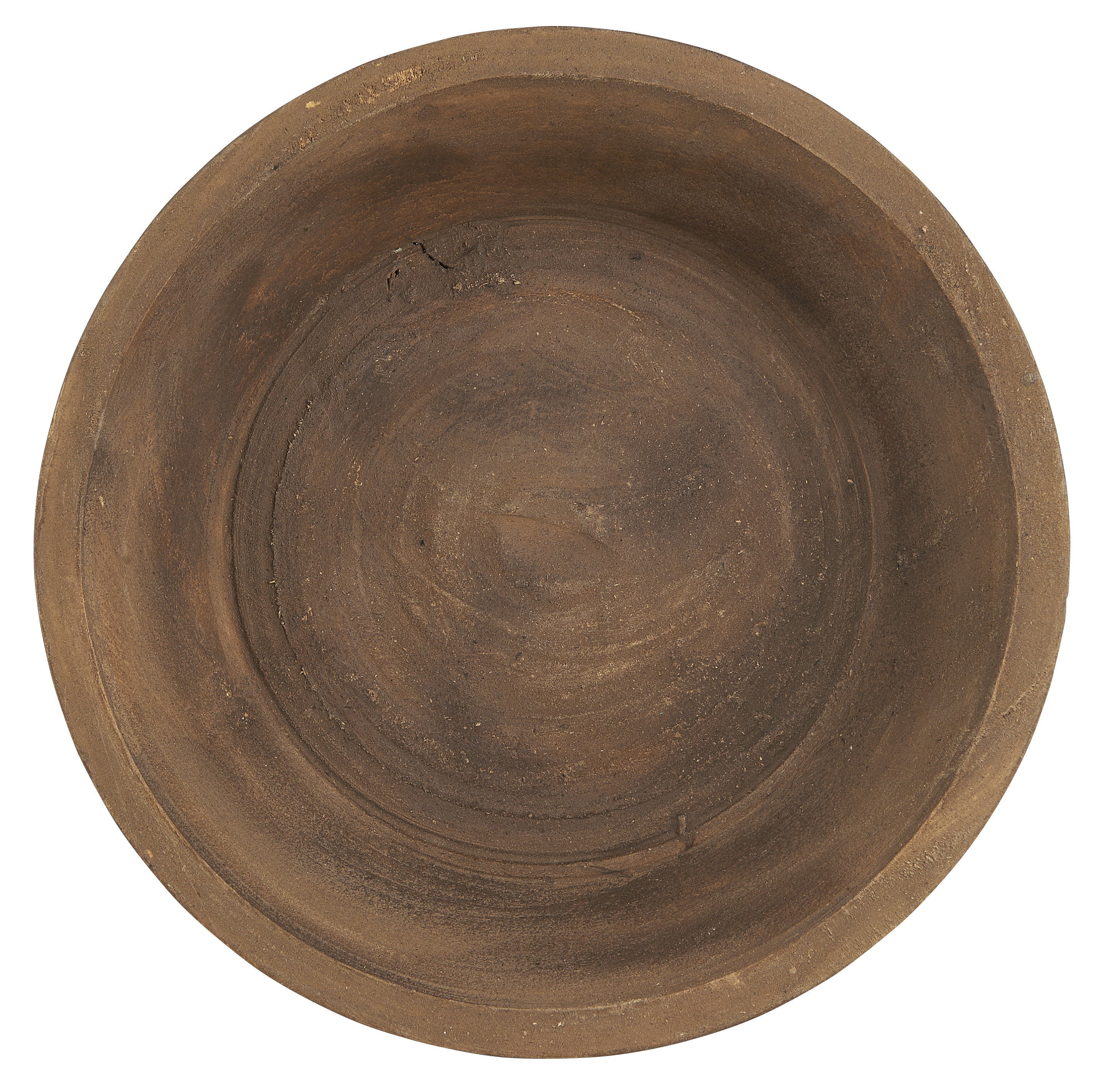 Wooden bowl - Round - Indian - Unique - 35x7 cm - 6