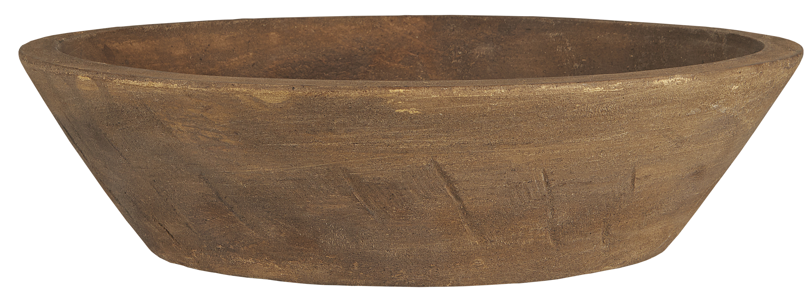 Wooden bowl - Round - Indian - Unique - 35x7 cm - 5