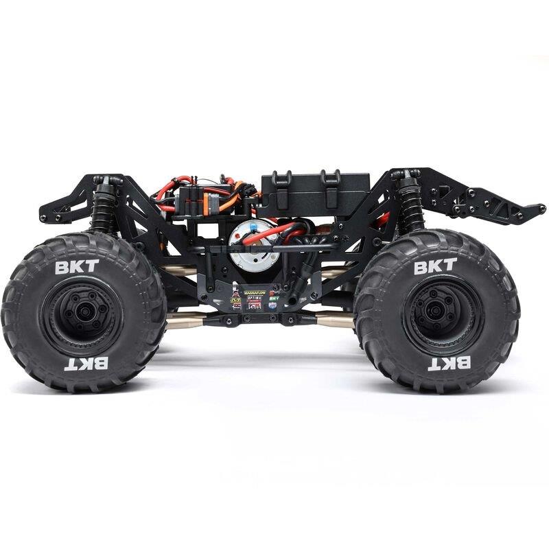 LOSI 1/18 Mini LMT Megalodon 2S 4X4 RTR Brushed MT (Bttry & Chrgr Incl.), Blue - 17