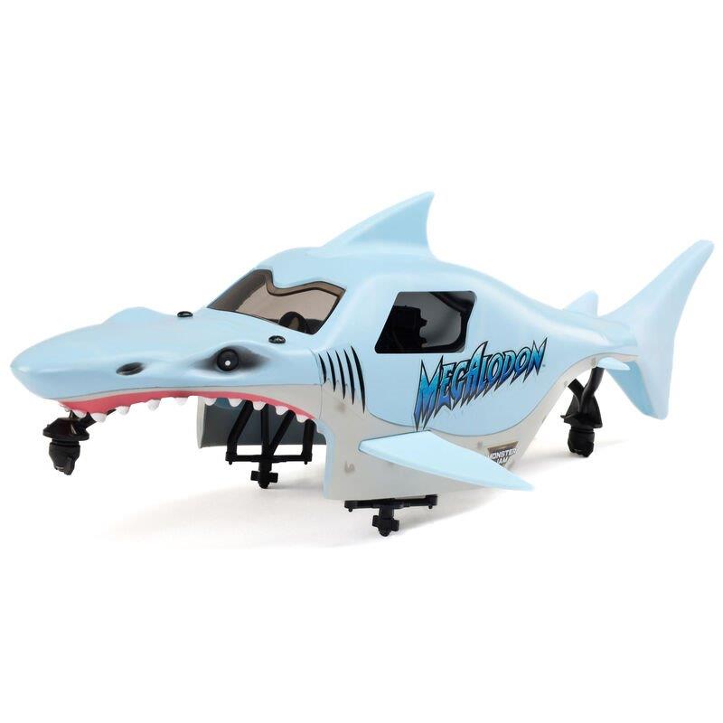 LOSI 1/18 Mini LMT Megalodon 2S 4X4 RTR Brushed MT (Bttry & Chrgr Incl.), Blue - 15