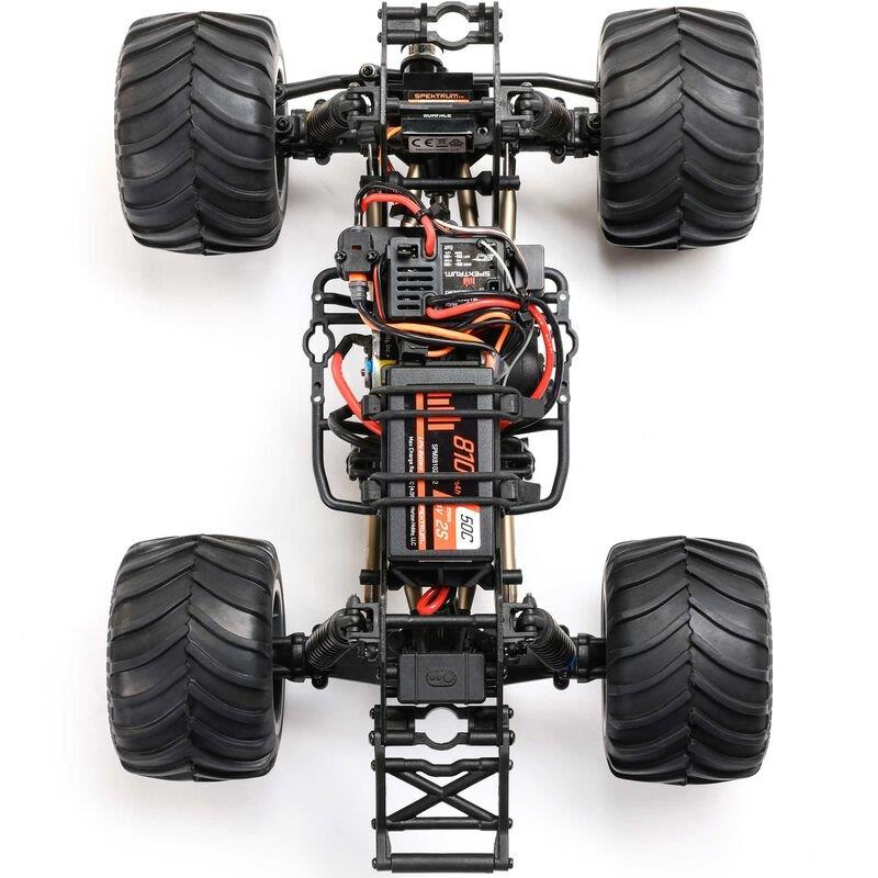 LOSI 1/18 Mini LMT Megalodon 2S 4X4 RTR Brushed MT (Bttry & Chrgr Incl.), Blue - 16