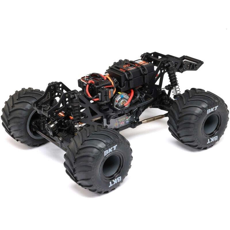LOSI 1/18 Mini LMT Megalodon 2S 4X4 RTR Brushed MT (Bttry & Chrgr Incl.), Blue - 18