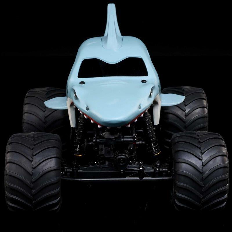 LOSI 1/18 Mini LMT Megalodon 2S 4X4 RTR Brushed MT (Bttry & Chrgr Incl.), Blue - 24