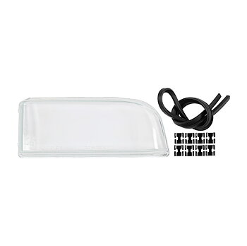 Headlamp glass crystal Volvo