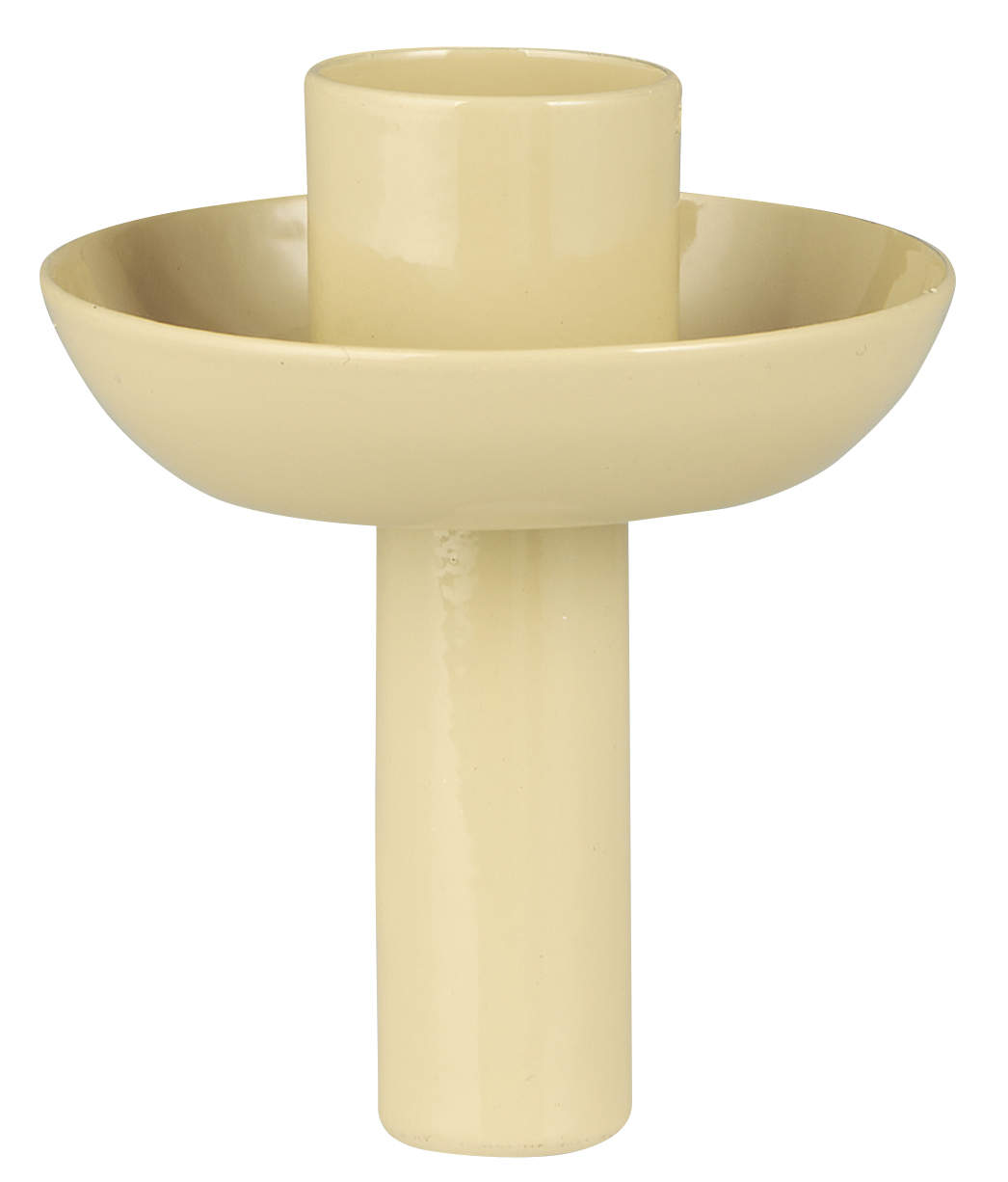 Ljushållare för flaska - Kronljus - Gul - 3