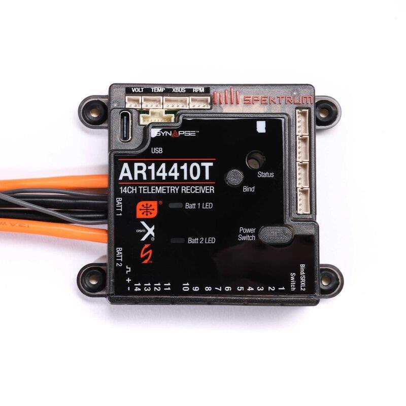 Spektrum AR14410T 14-Channel PowerSafe Telemetry Receiver - 7