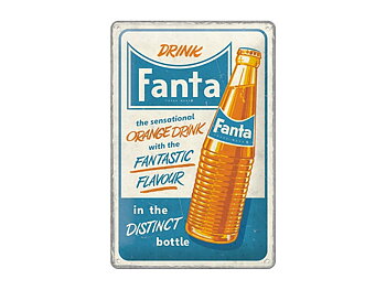Plåtskylt Fanta