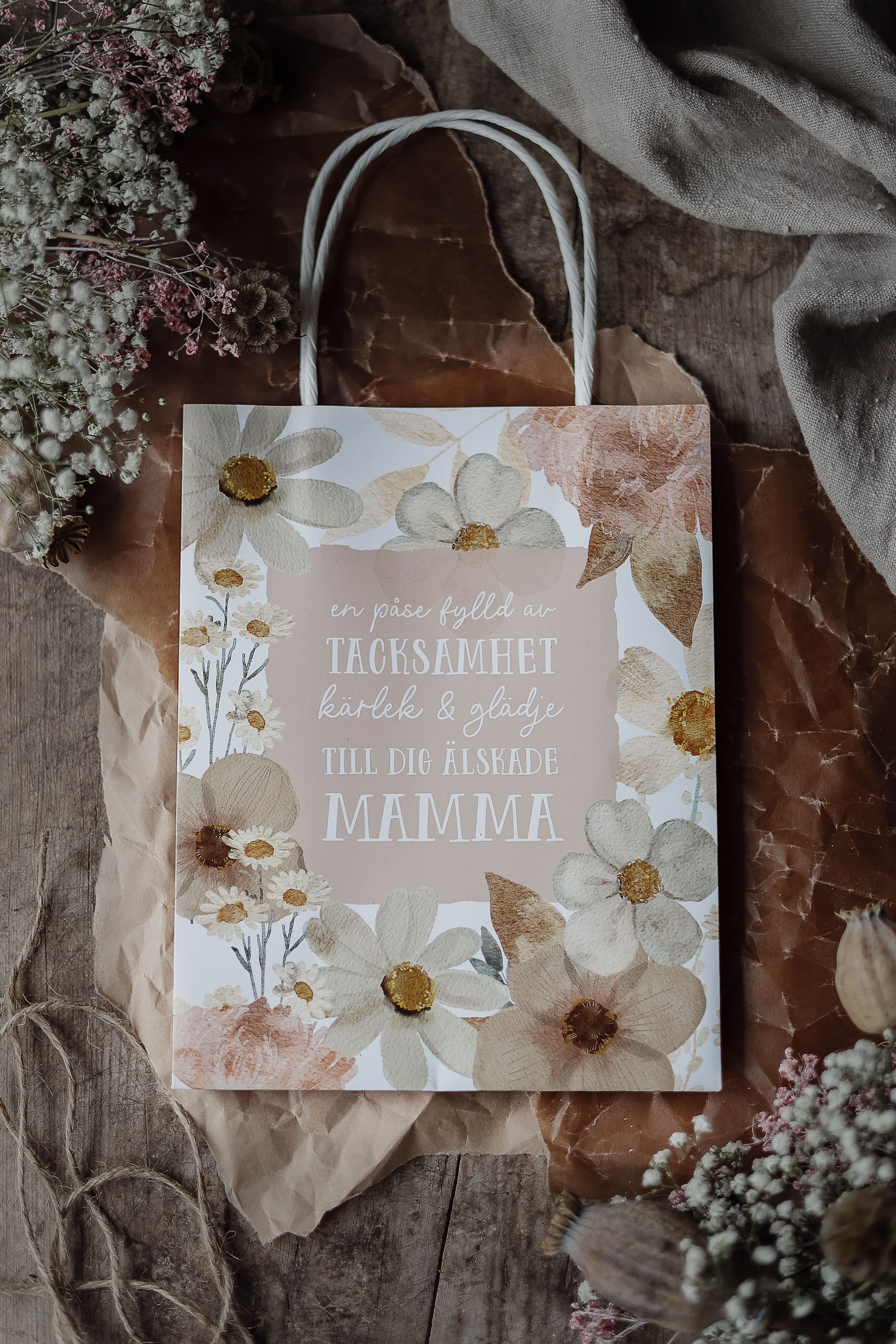Gåvopåse - TILL DIG ÄLSKADE MAMMA