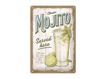 Plåtskylt Mojito