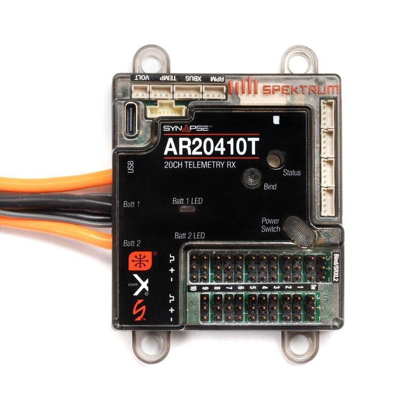 Spektrum AR20410T 20-Channel PowerSafe Telemetry Receiver