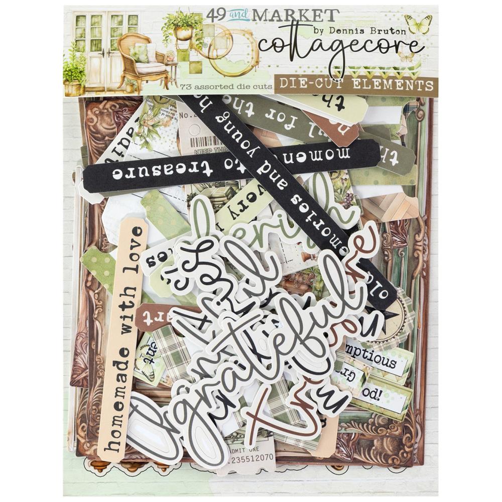 49 And Market - Die-Cut Elements - Cottagecore