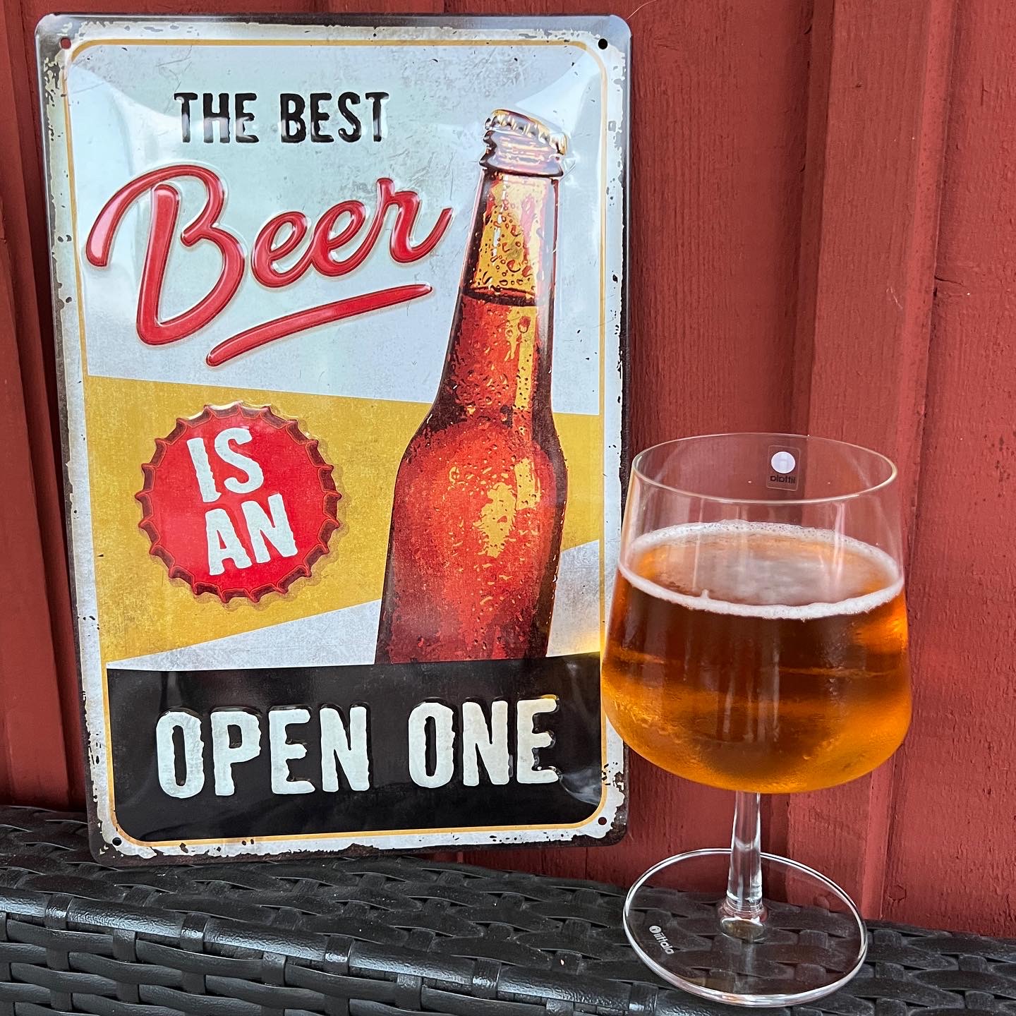 Plåtskylt Beer - 2