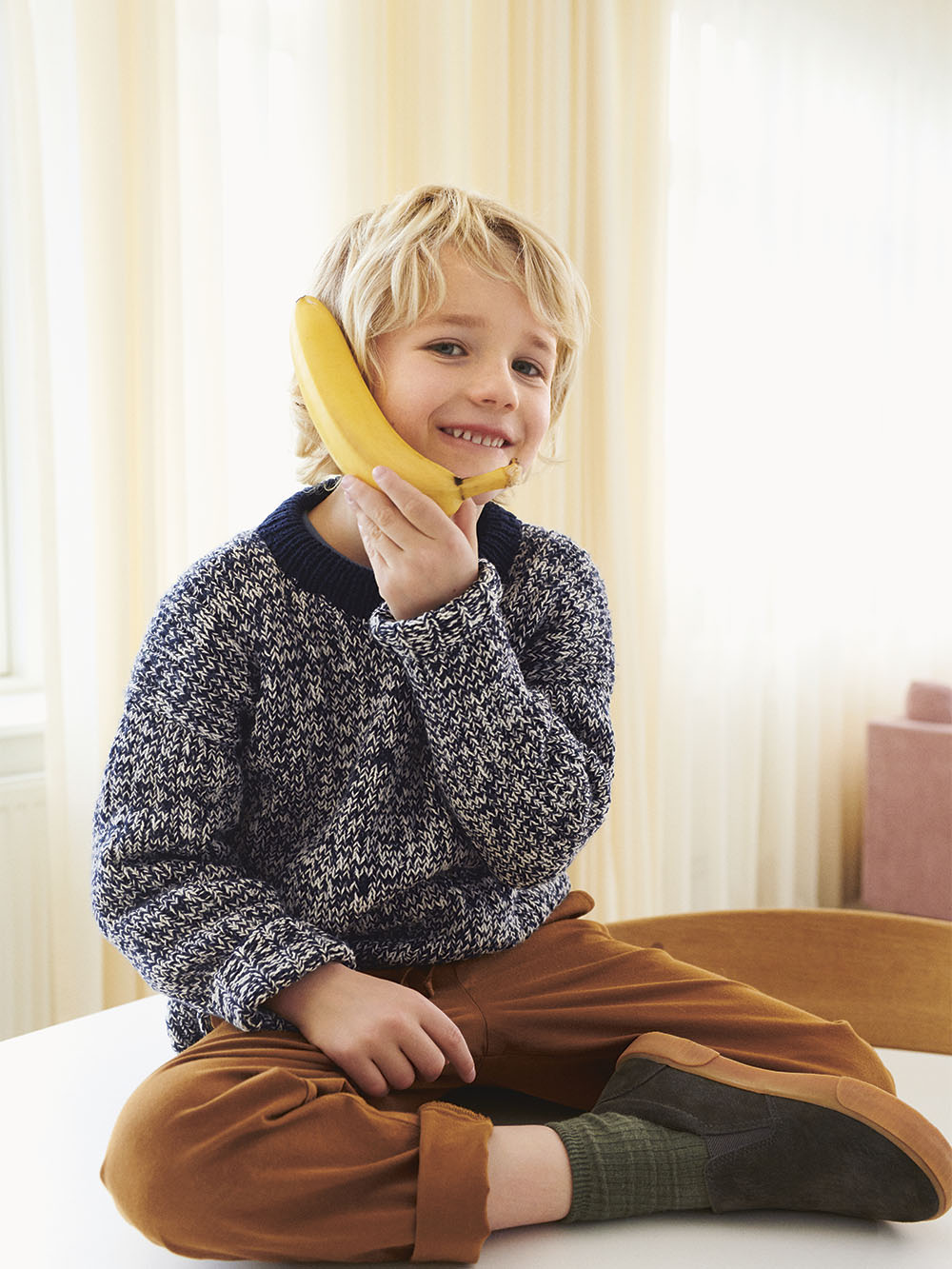 Sandnes Finnick Sweater Junior 2401_04 (24 m ribb st 4) - 4