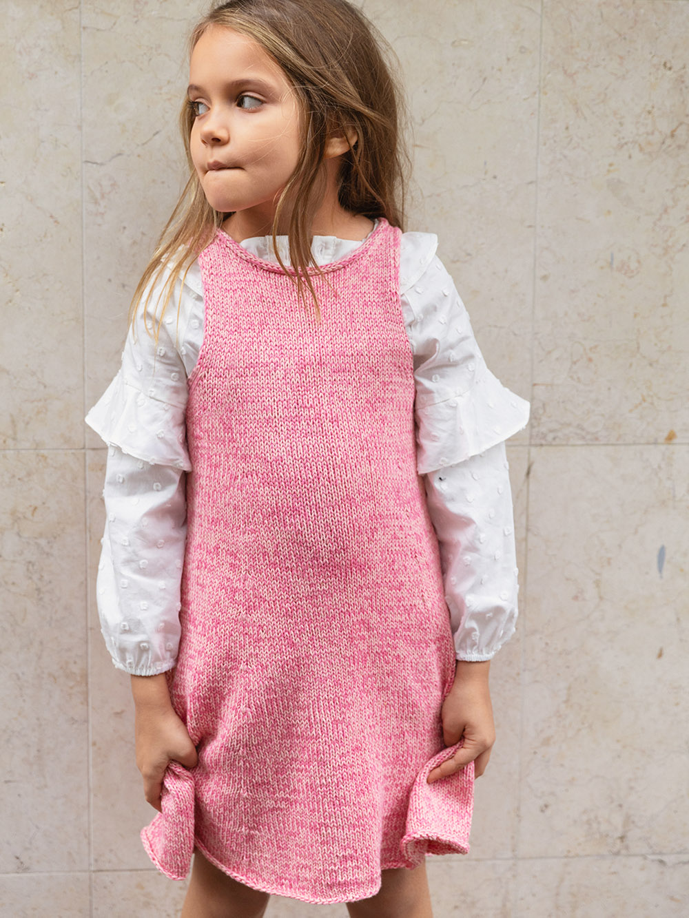Sandnes Minnie Dress Junior 2405_02 (21 m st 3,5)