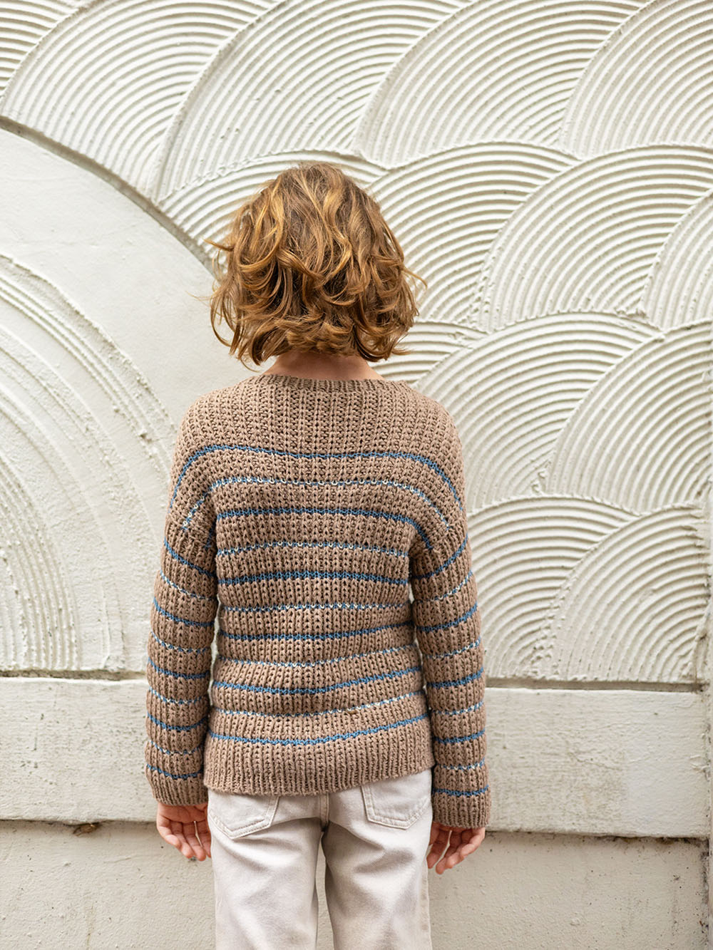Sandnes Sebbe Sweater Junior 2405_03 (16 m halvpatent st 4) - 5