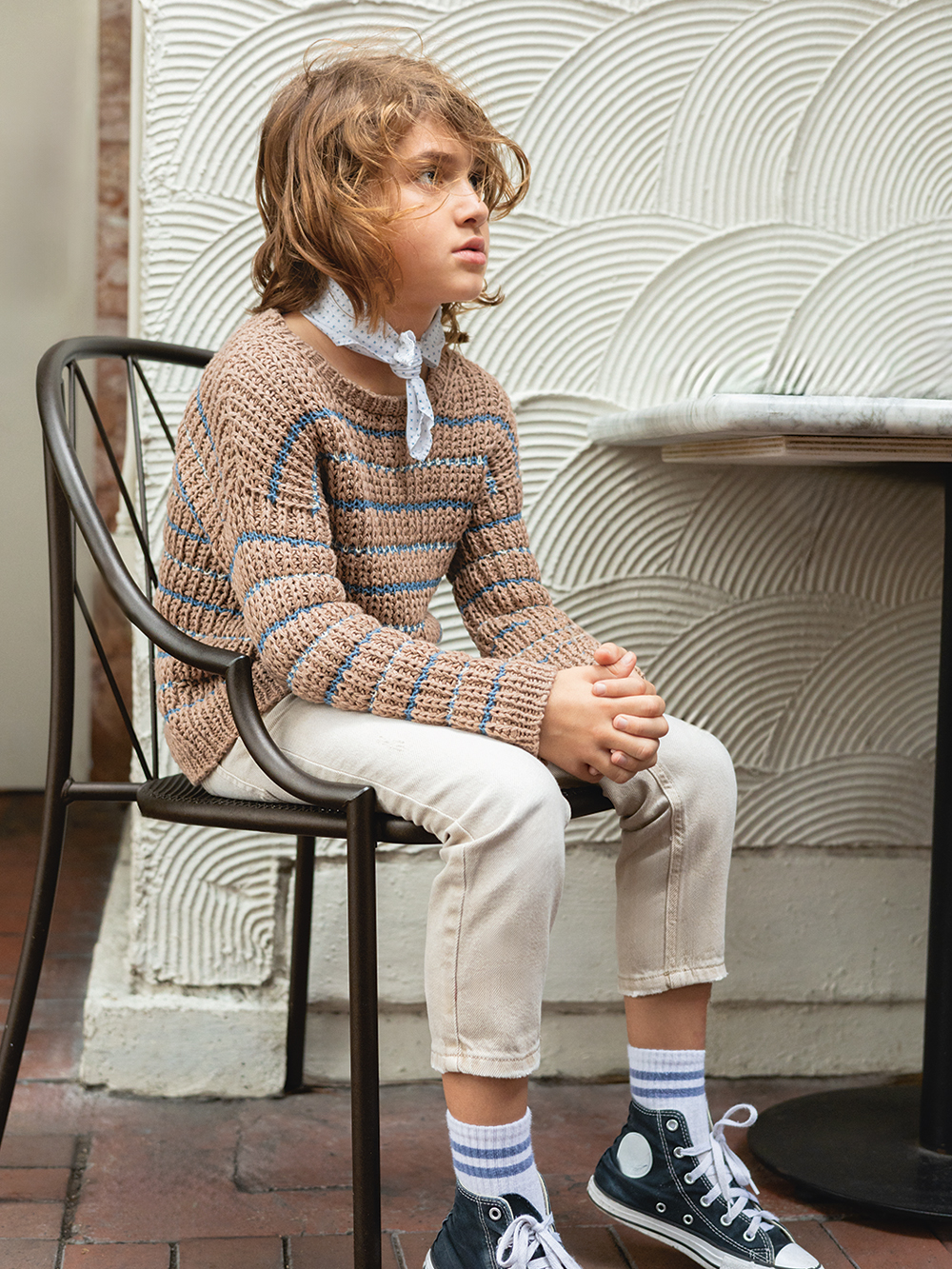 Sandnes Sebbe Sweater Junior 2405_03 (16 m halvpatent st 4) - 3