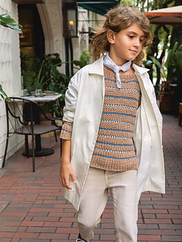 Sandnes Sebbe Sweater Junior 2405_03 (16 m halvpatent st 4)
