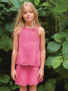 Sandnes Augustine Singlet & Skirt Junior 2405_06 (22 m st 3,5)